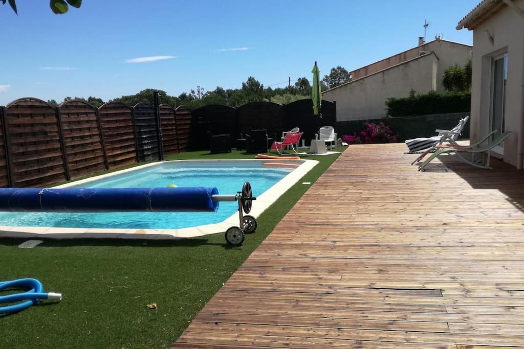 T2: 45M2 :4 Places :Independant Dans Villa Hyeres Ngoại thất bức ảnh